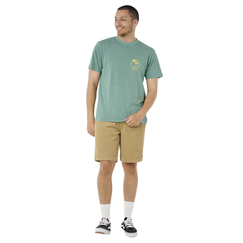 Remera Rip Curl Mod Cali Two Palms - Verde Remera Rip Curl Mod Cali Two Palms - Verde