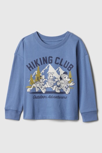 Remera Gráfico Manga Larga Toddler Niño Bainbridge Blue