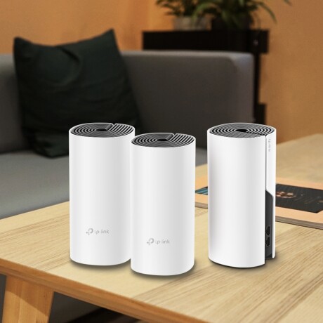 Tp-link - Deco M4 Pack X3. Router Mesh. Wifi Inteligente. Doble Banda. Hasta 100 Dispositivos. Redes 001