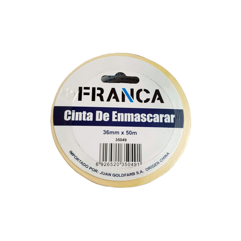 Cinta de papel Franca 36mm x 50m Cinta de papel Franca 36mm x 50m