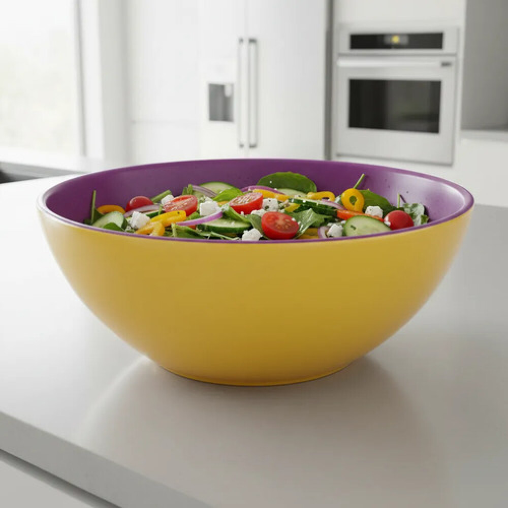 Amarillo/Lila Bowl 600 ml 14.5 cms Dec 0267 Amarillo/Lila Bowl 600 ml 14.5 cms Dec 0267