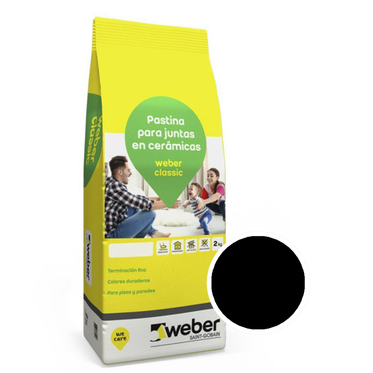 Pastina Weber Classic Negro X 2 Kg 