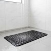 ALFOMBRA PLAST NEGRA P/BAÑO 38X70CM Unica