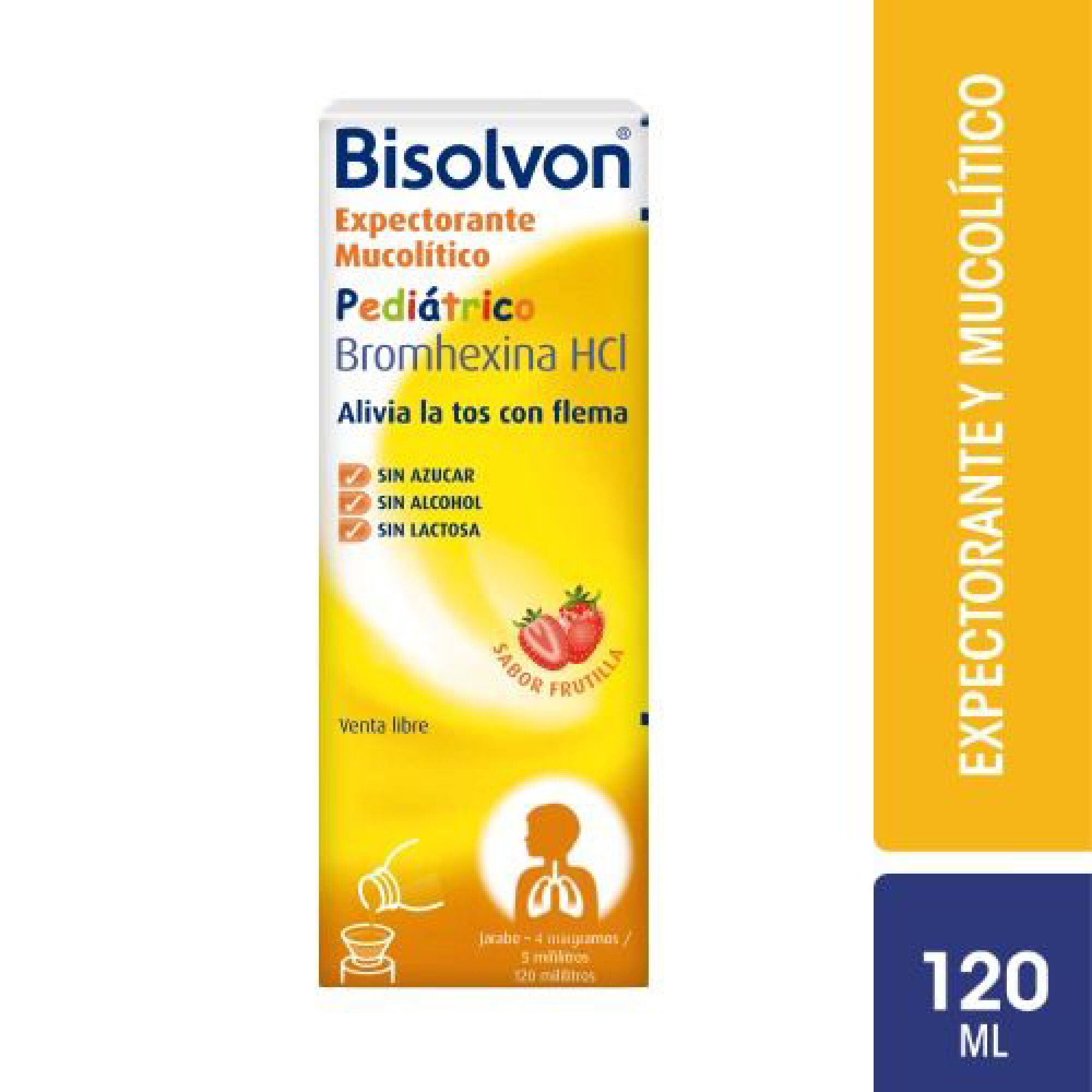 Bisolvon Jarabe para la tos - Pediátrico — Farmacia Don Bosco