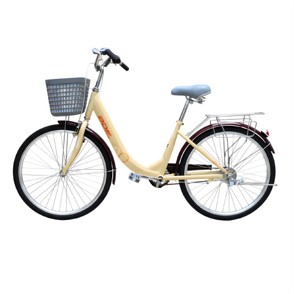 Bicicleta BDF Paseo Urbana Rodado 26 " Canasto Freno V-Brake Miel 1