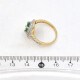 Anillo En Oro 18K, Esmeralda Y Brillantes Anillo En Oro 18K, Esmeralda Y Brillantes