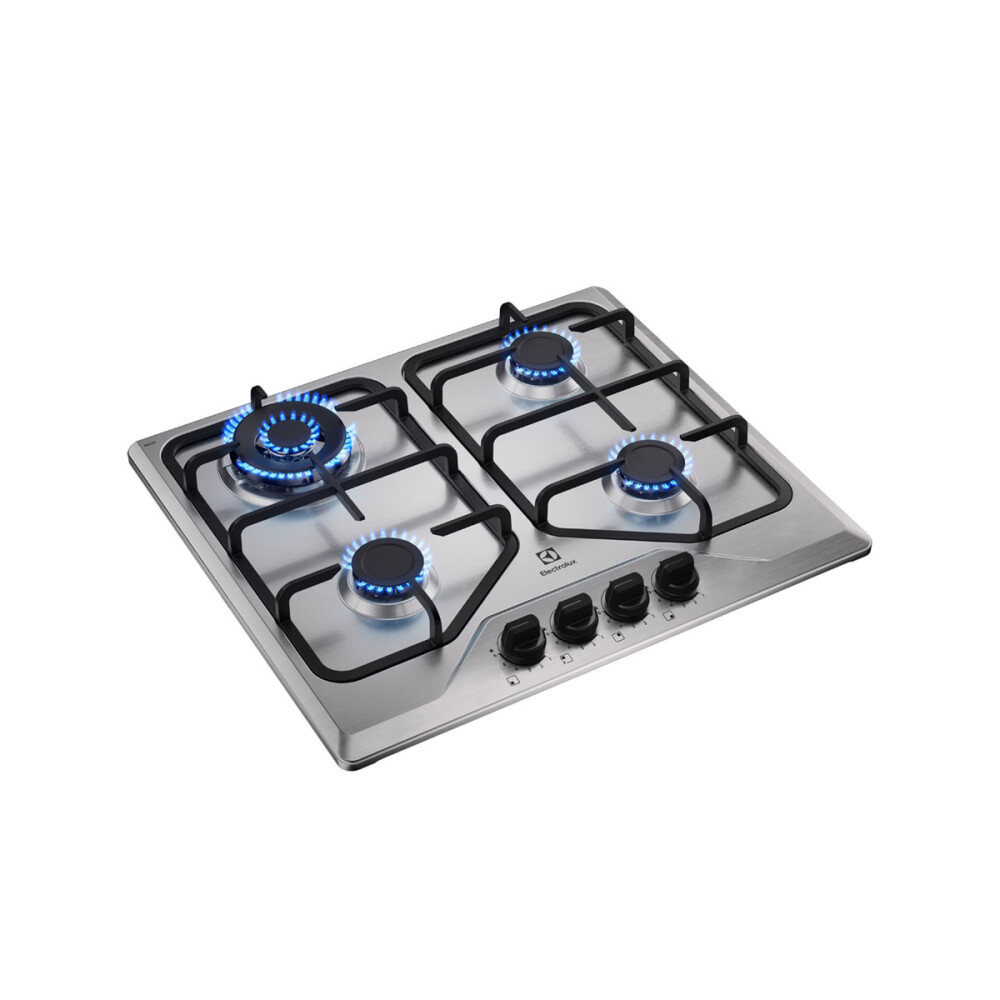 Anafe a Gas Electrolux 4 Hornallas KE4XC Inoxidable