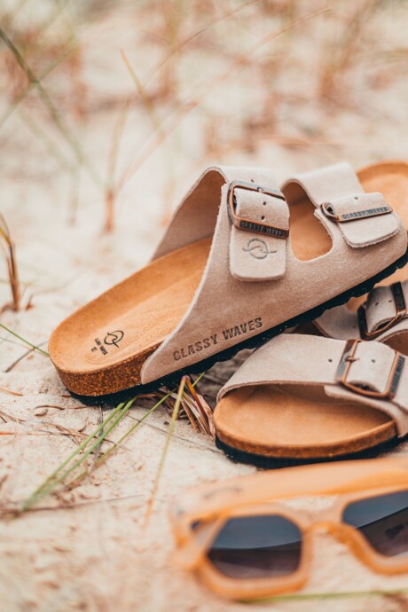 SANDALIAS GAMUZA / Natural U