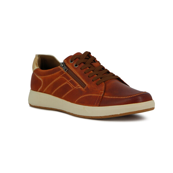 Country Calzado Casual Hombre Acordonado C/ Cierre - Marron Marron