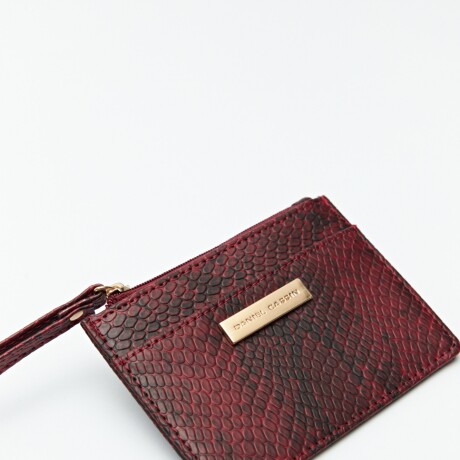 BILLETERA SNAKE Rojo