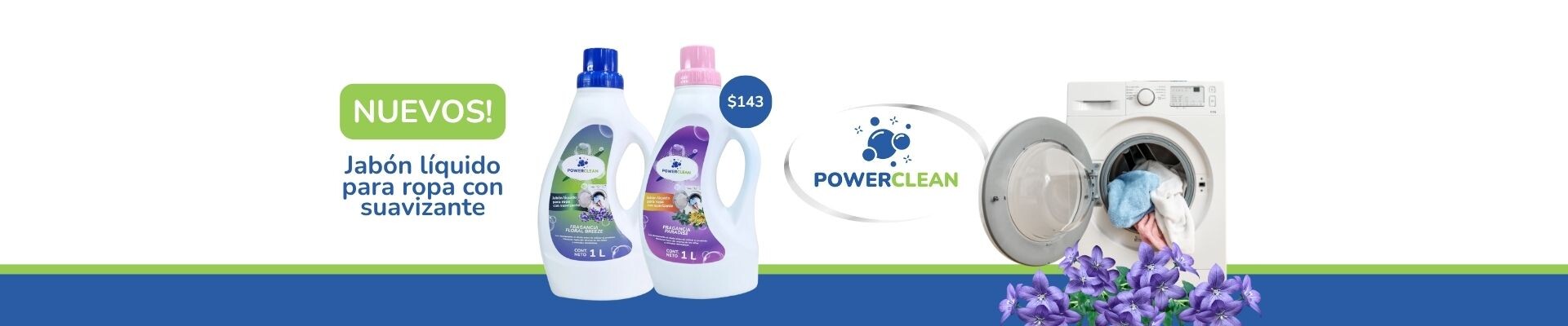 JABON LIQUIDO POWER CLEAN