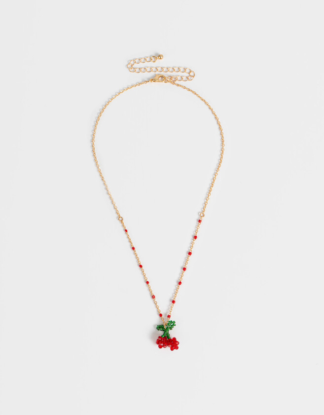 Cadena Corta con Dije Frutas Cadena Corta Con Dije De Fruta - Dorado
