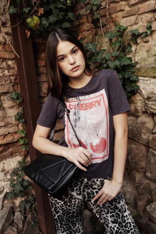 Remera Novara Gris oscuro