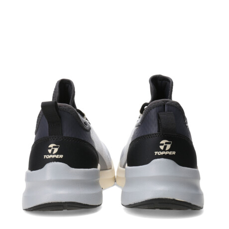 Championes de Mujer Topper Squat Ii Gris - Negro