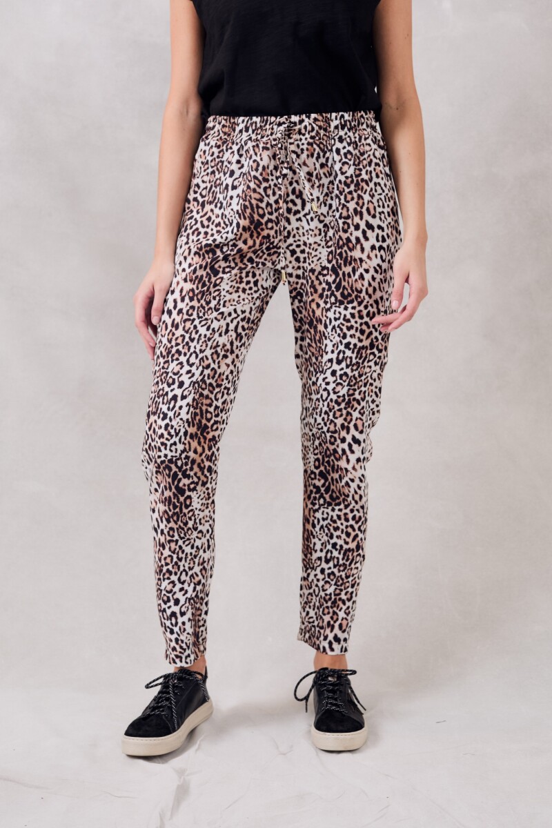 Pantalon Animal Print Multi