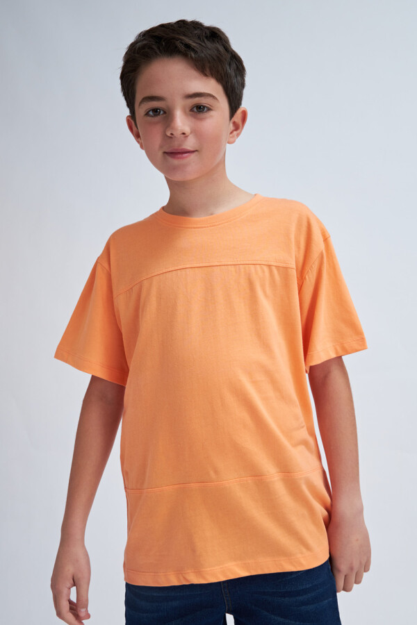 Camiseta manga corta Naranja