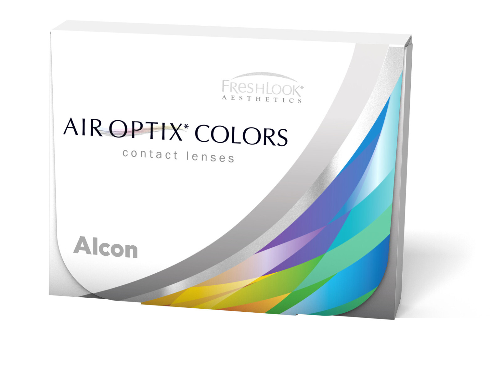 AirOptix FreshLook Contact Lenses - Cosmetico de color graduado mensual 