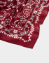 Vinchas Textiles Pañuelo Pañuelo Estampado - Rojo Burdeaux