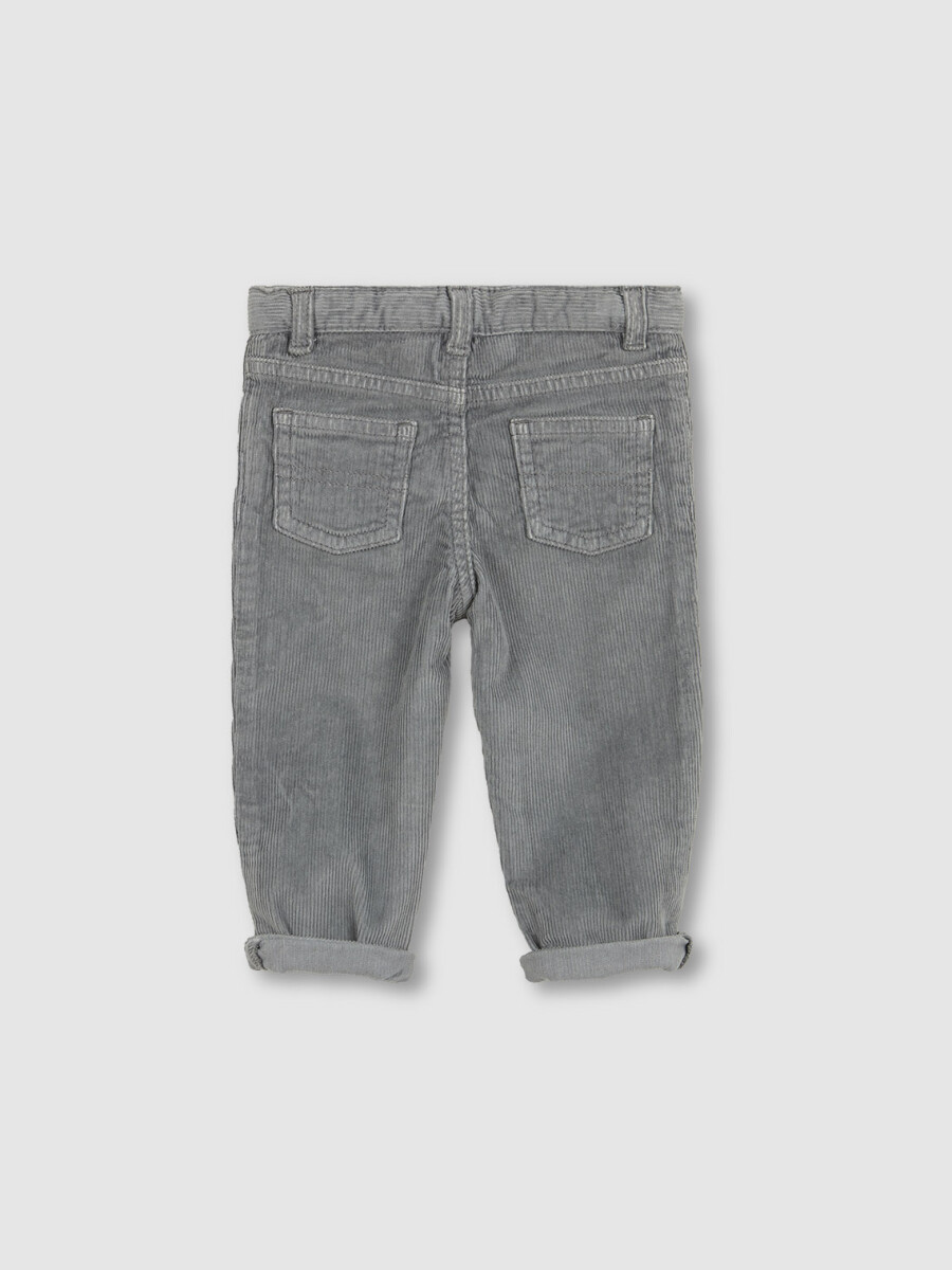 Pant. Largo Pana 5 Bolsillos Gris