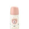 Biberón 270ml tetina fisiológica SX PRO - Wild&Free oso rosado