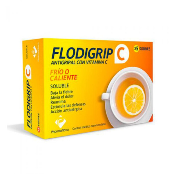 FLODIGRIP C SOLUBLE 5 Sobres – (frío o caliente) FLODIGRIP C SOLUBLE 5 Sobres – (frío o caliente)