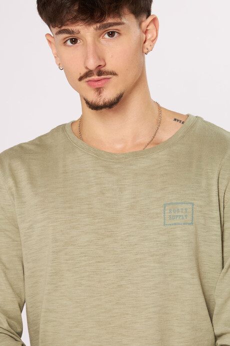 T-SHIRT M/L DAKA RUSTY Verde Claro