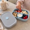 Lunchera tupper silicona MOON celeste