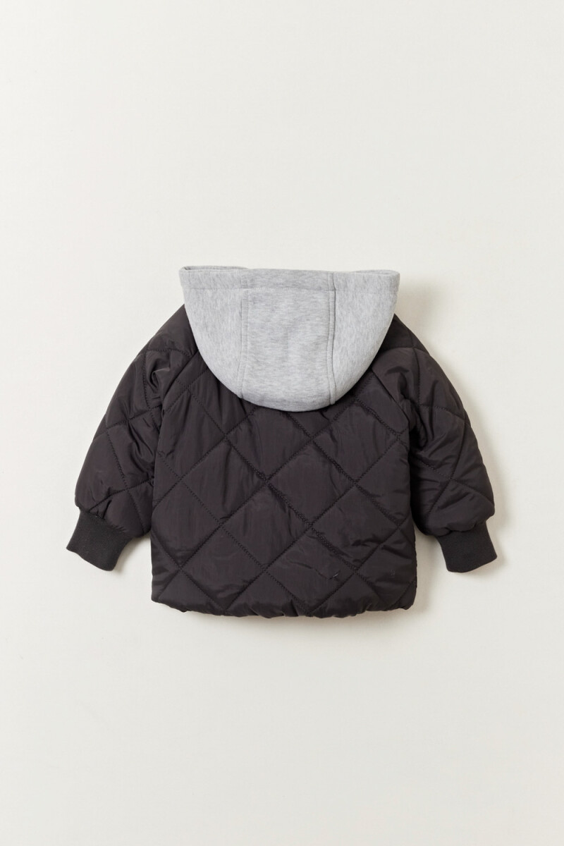 Campera bomber capitoneada Azul Marino