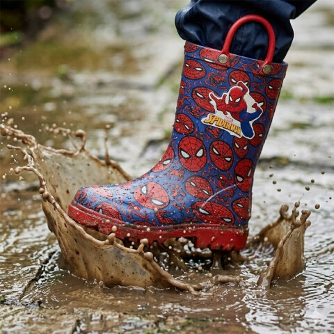 Botas de Lluvia Infantiles Spiderman Talle 24 al 30 U