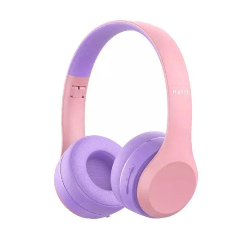 Auricular Havit H626BT SD AUX Niños Rosa Auricular Havit H626BT SD AUX Niños Rosa