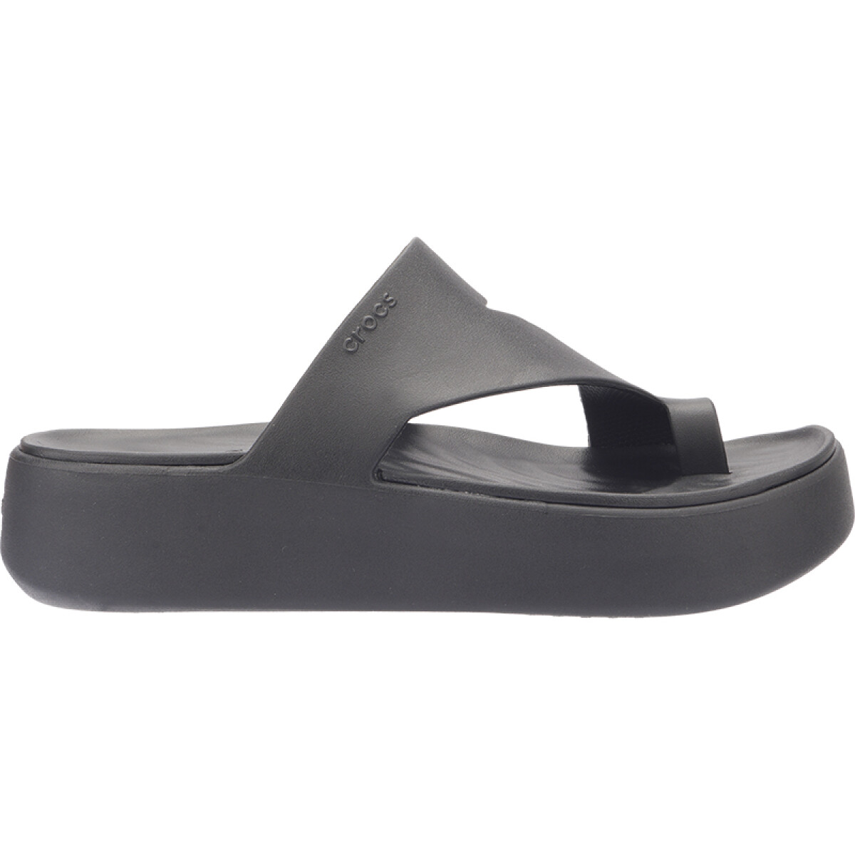 Sandalias Crocs Getaway Platform Toe Loop - Negro 