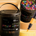 Marcadores En Balde Set De 120 Colores Estuche Redondo Marcadores En Balde Set De 120 Colores Estuche Redondo