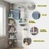Estante Para Baño Mueble Esquinero Barral Organizador Ducha Toallero Imback HBA001 Estante Para Baño Mueble Esquinero Barral Organizador Ducha Toallero Imback HBA001