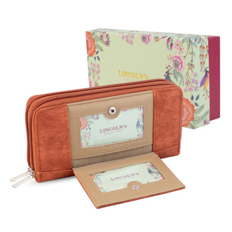 Billetera Lincoln's Hibisco Ladrillo Billetera Lincoln's Hibisco Ladrillo