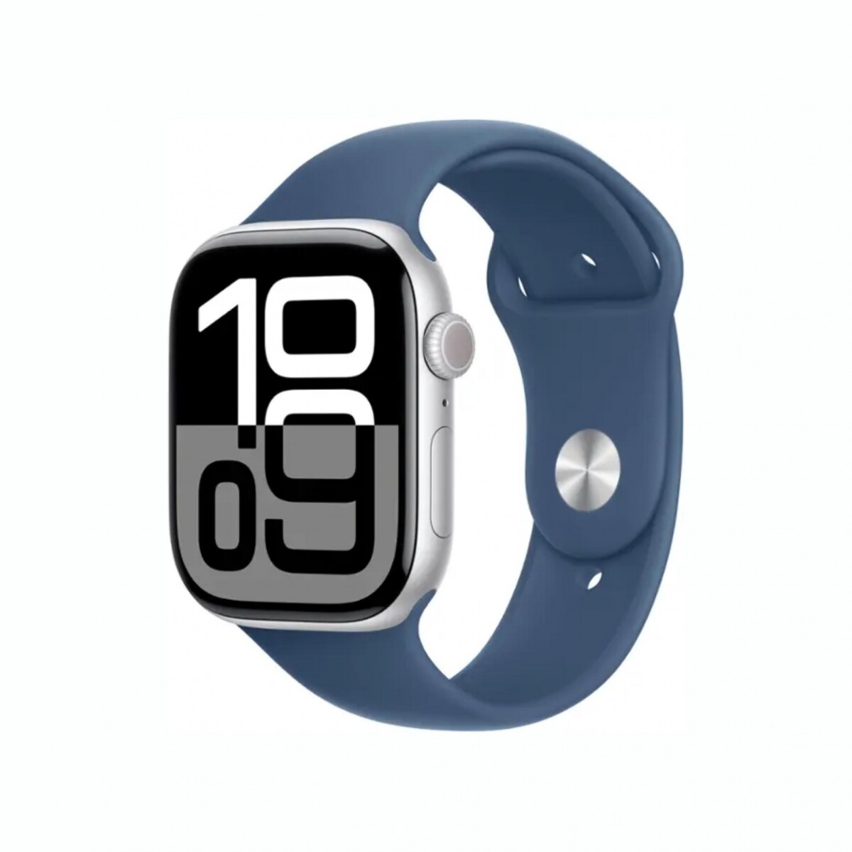 Reloj APPLE Watch Series 10 MWWL3LW/A 46MM 5ATM GPS Silver Denim Sport Band 