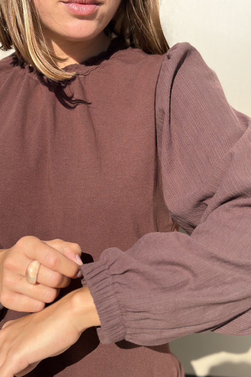 Remera cami Chocolate