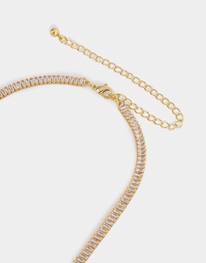 Collares Cortos Premium Gold Collar Corto Bañado En Oro - Dorado