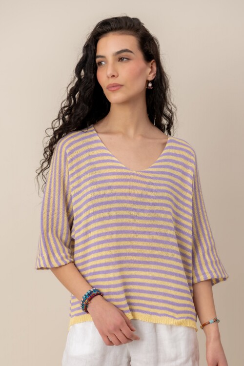 Sweater Brest Lila
