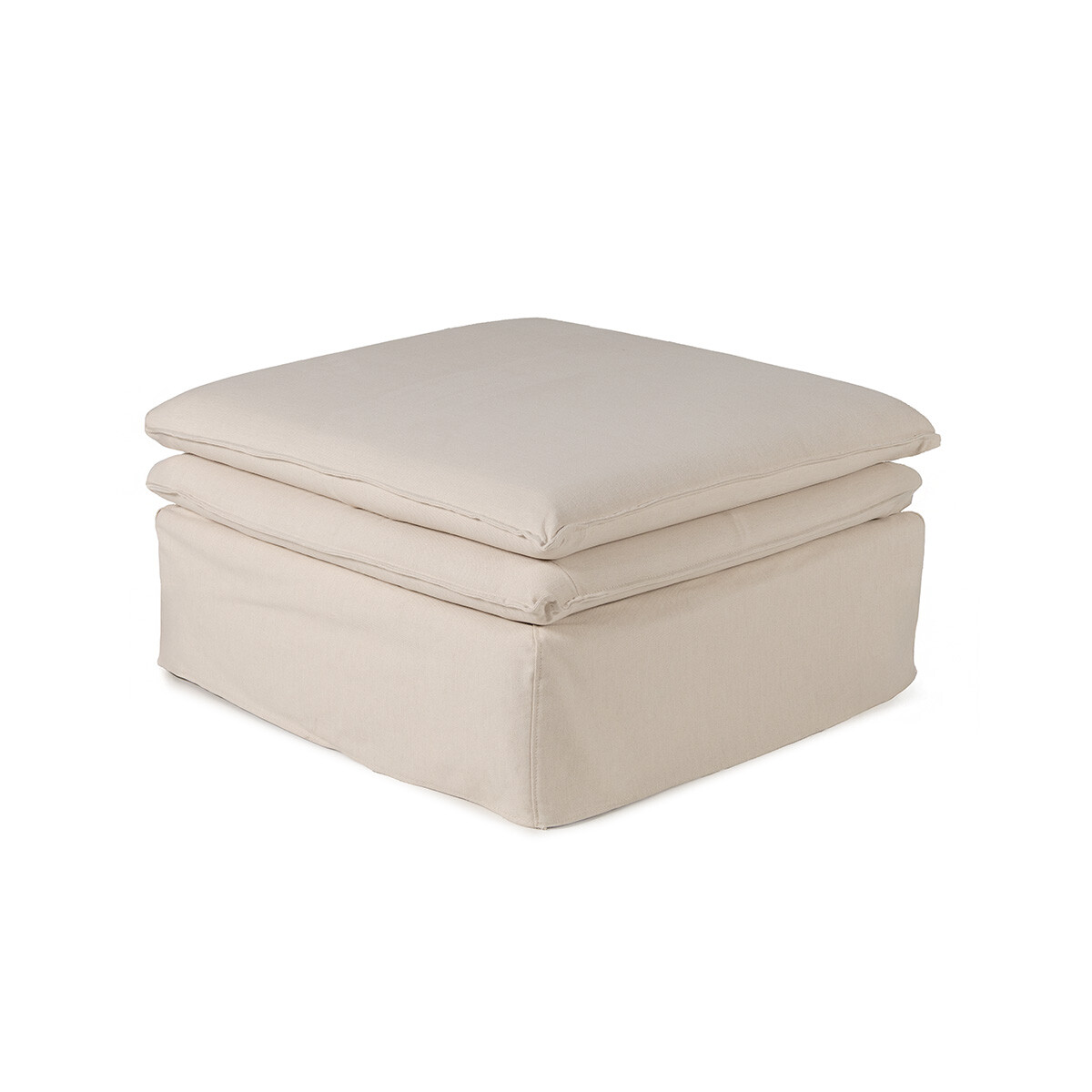 Puff Gin - Tela Rústica - TD5260-1635 (Beige) 