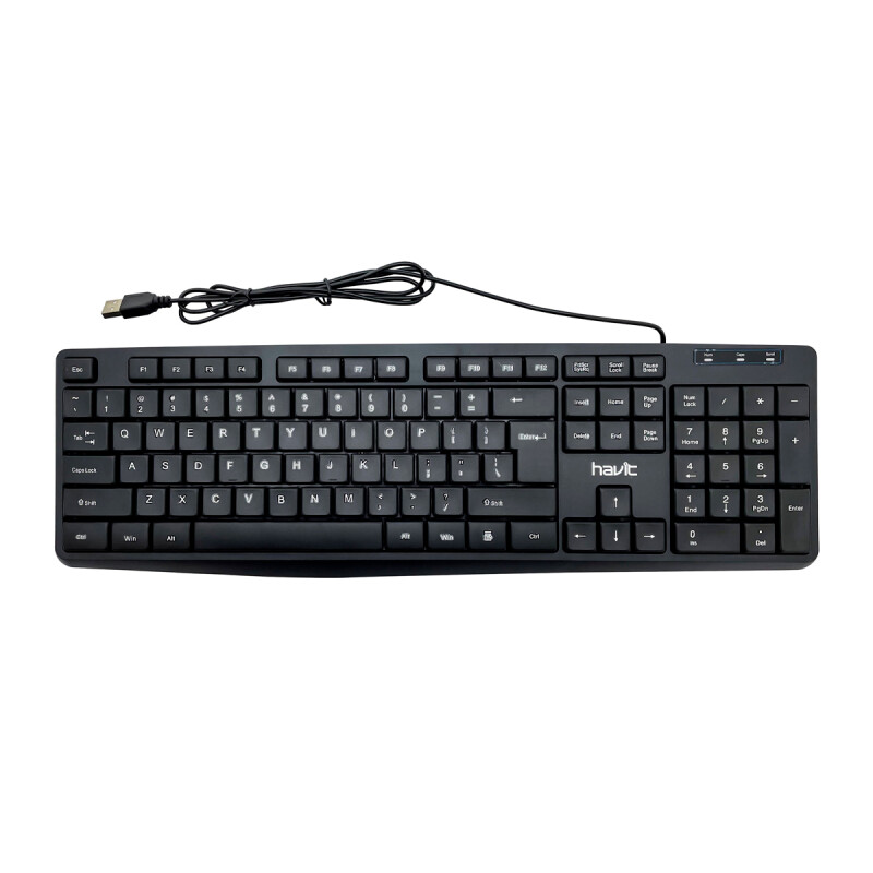 Teclado Havit HV-KB2006 USB Negro Teclado Havit HV-KB2006 USB Negro