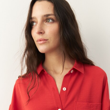 CAMISA AQUA Rojo