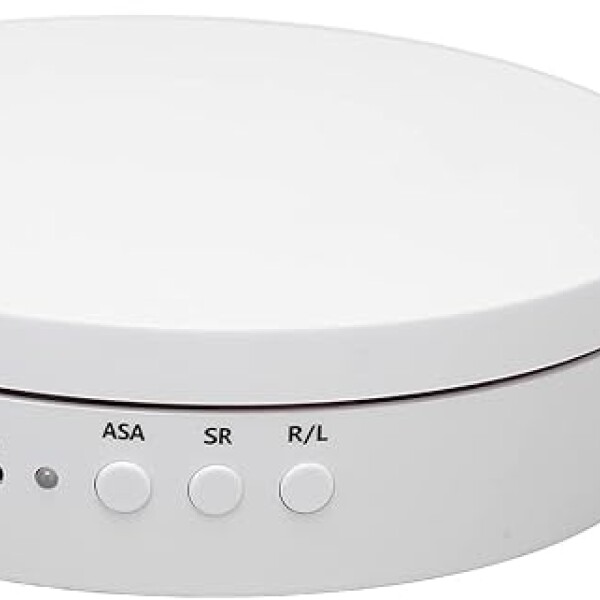 Exhibidor Base Giratorio Automatico Joyas Reloj Celular Y + Color Blanco