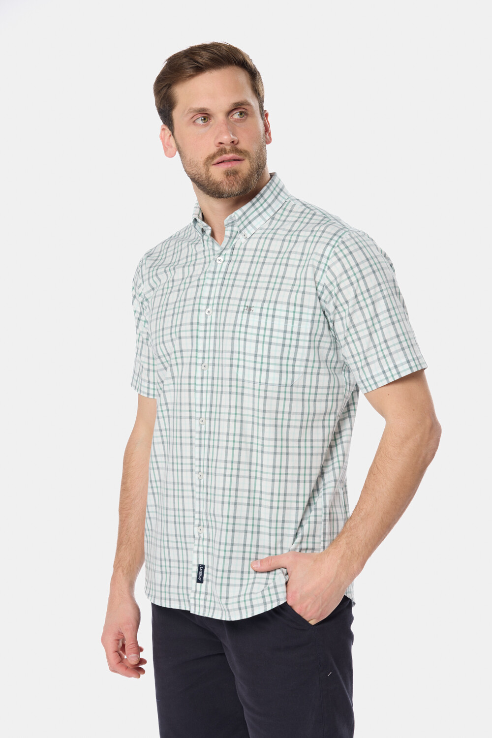 CAMISA SPORT A CUADROS Verde