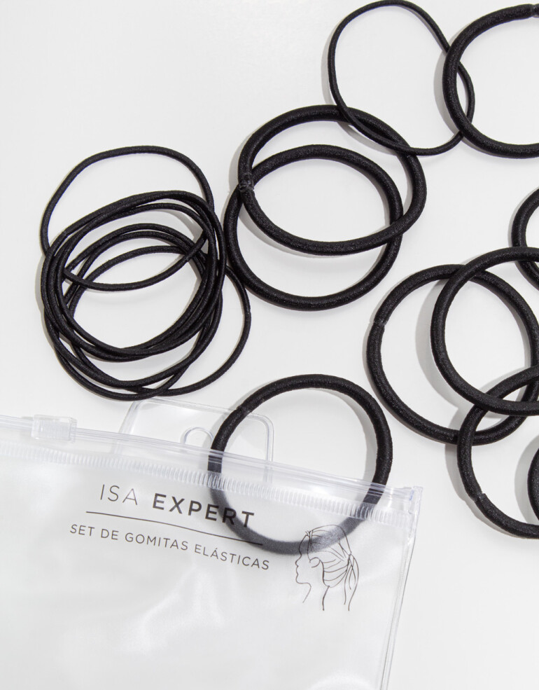 Accesorios Pelo Set Varios Gomitas Pelo Isa Expert - Negro