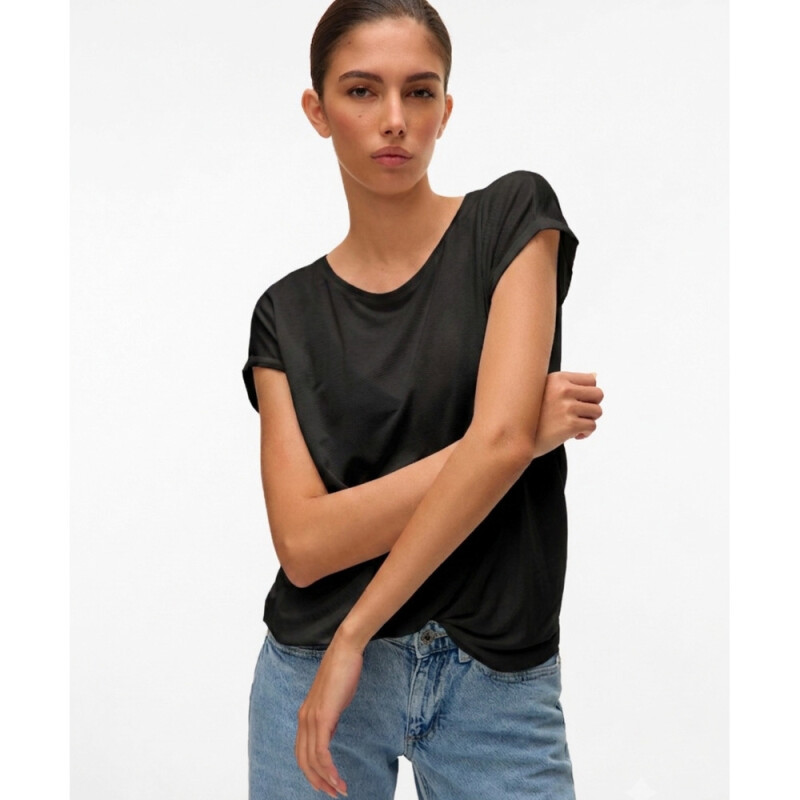 VMAVA PLAIN SS TOP GA JRS NOOS BLACK