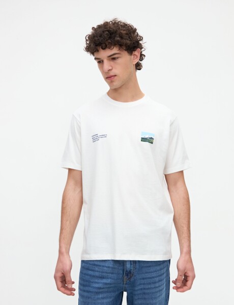 Remera Sandino Off white