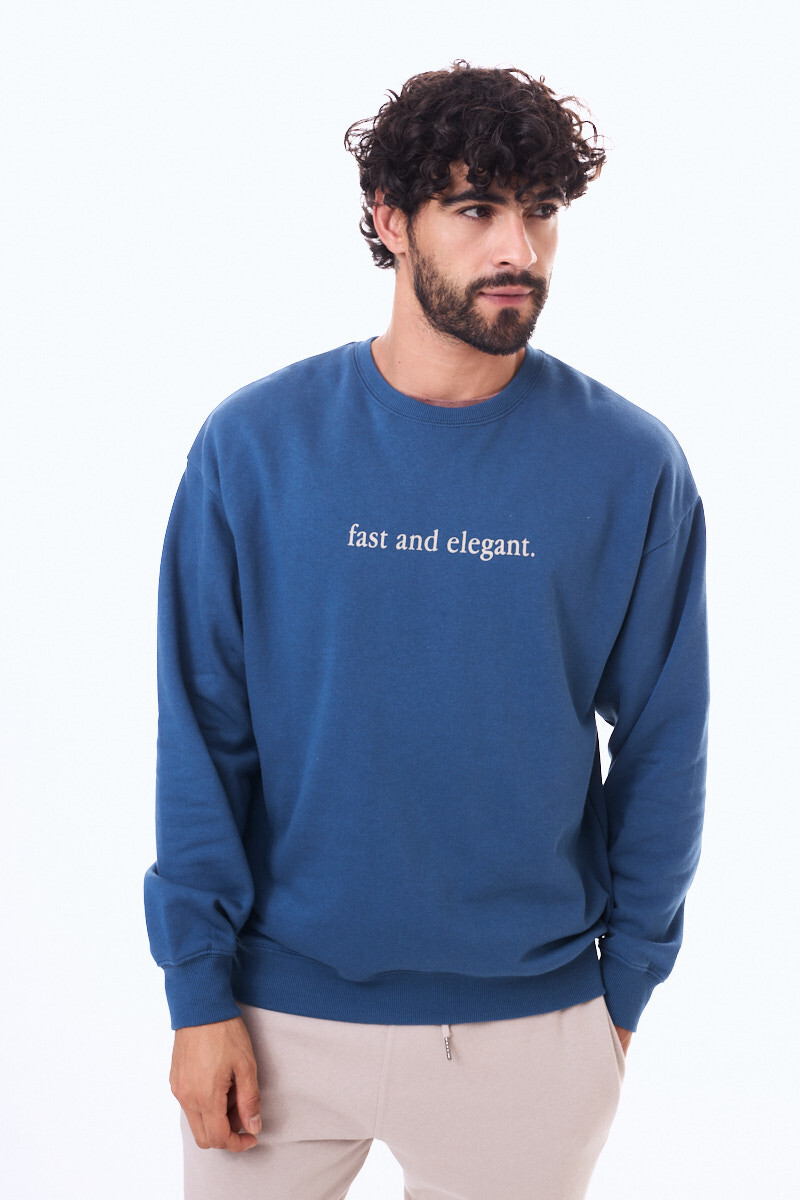 Buzo de felpa Maringa - Azul 