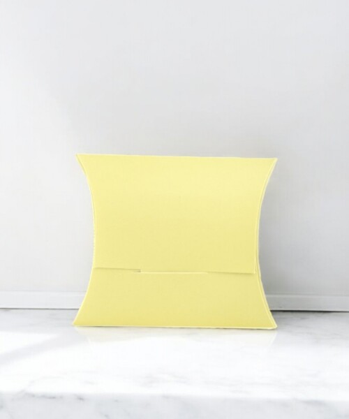 Estuche pillow eco 7x8 cm. AMARILLO