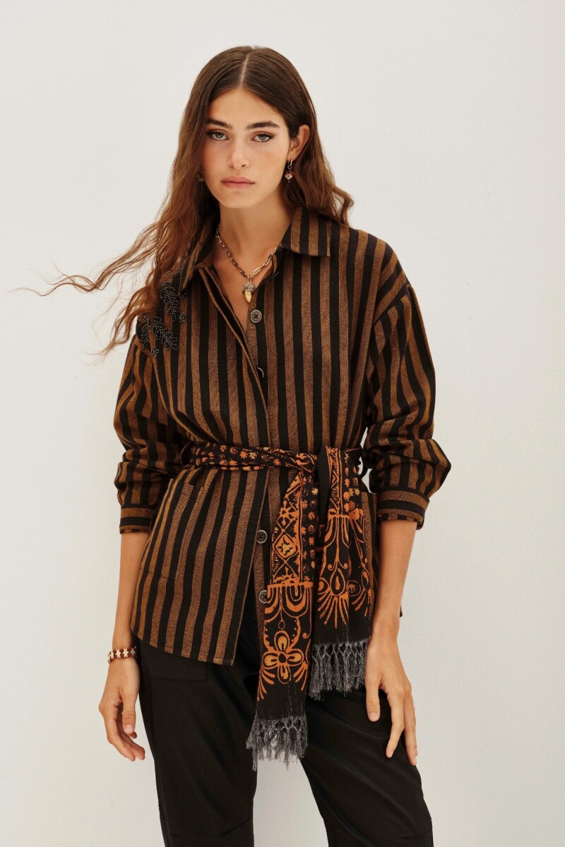 Saco Stripes Tostado