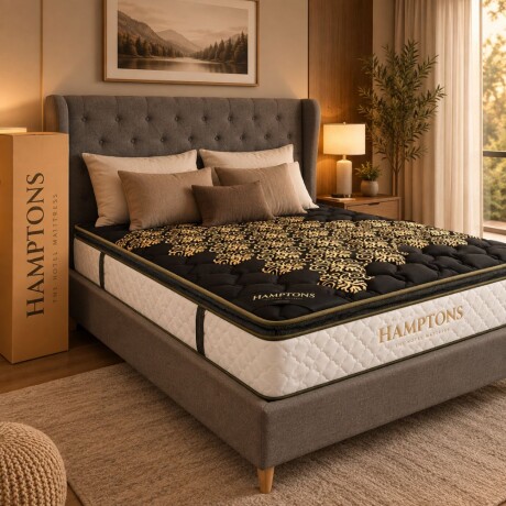 Sommier 2 plazas HAMPTONS Hybrid Iridium con respaldo Sommier 2 plazas HAMPTONS Hybrid Iridium con respaldo